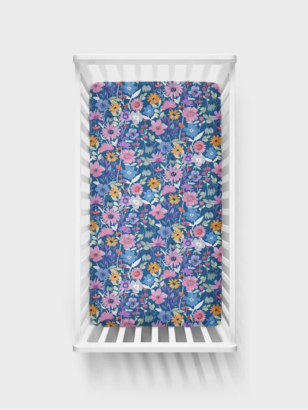 Little Sleepies Dusk Blooms Fitted Crib Sheet